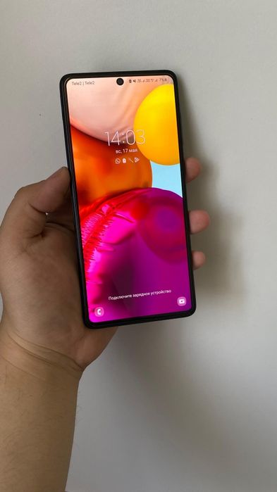 Samsung Galaxy A71 6/128гб с трещиной