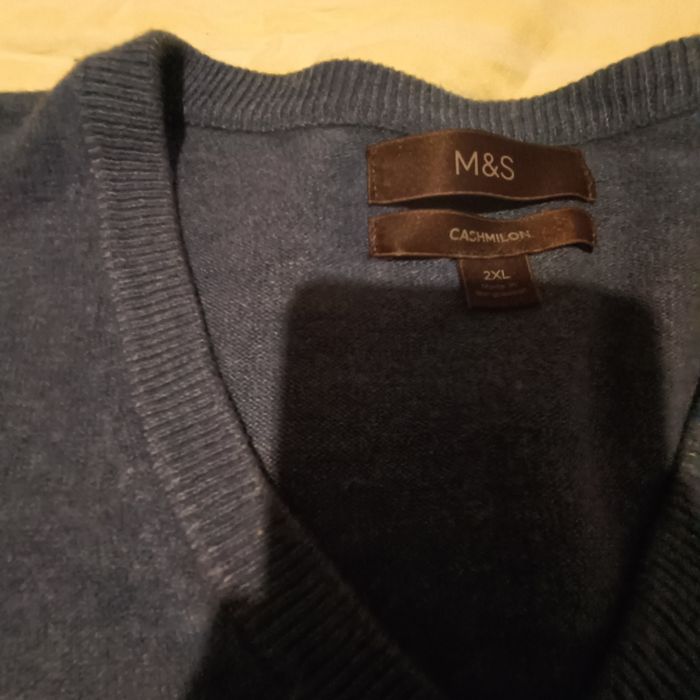 Pulover cașmir M cu& S xxl