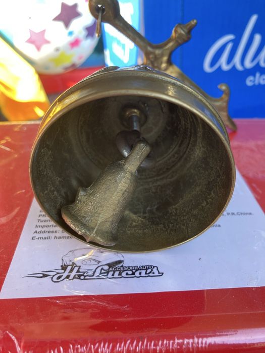 Clopot Alama-Bronz Lucrat in stil Traditional