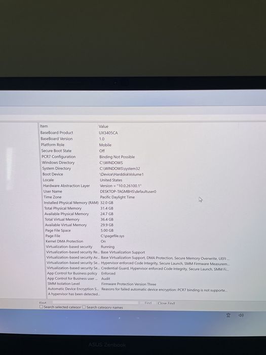 Asus Zenbook 14 UX3405CA