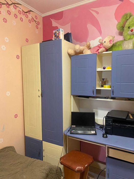 Детский шкаф и кровать