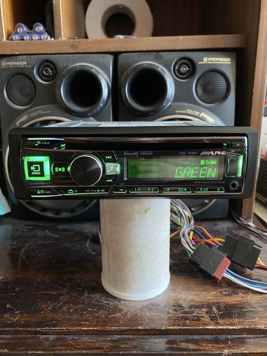 ALPINE CDE-193BT - ВИСОК КЛАС!- BLUETOOTH USB CD mp3 плеър за кола сд авто радио