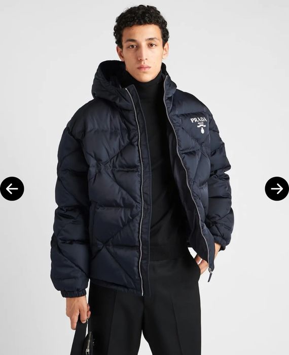 Prada пуховик мужской