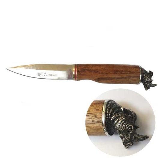 Ловен нож с кожена кания