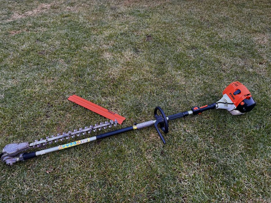 Foarfeca tuia-gard viu sistem Combi - Stihl KM 130r + capat HL 145