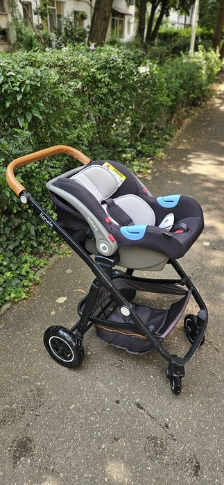 Carucior 3 in 1 Lionelo, Amber, testat si certificat