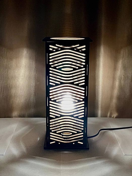 Светильник, ночник. Ручной работы. Материал ЭКО фанера