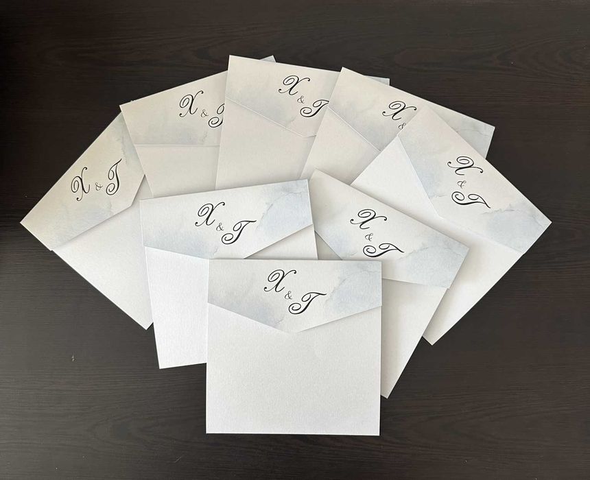 Сватбени аксесоари - покани, етикети, кутия за подаръци, надпис, табло