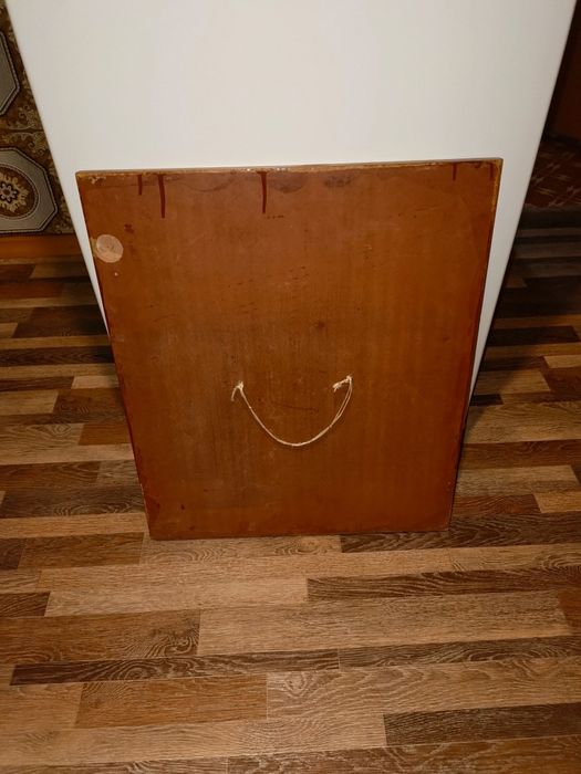 Картина теремок, девушка собирает виноград