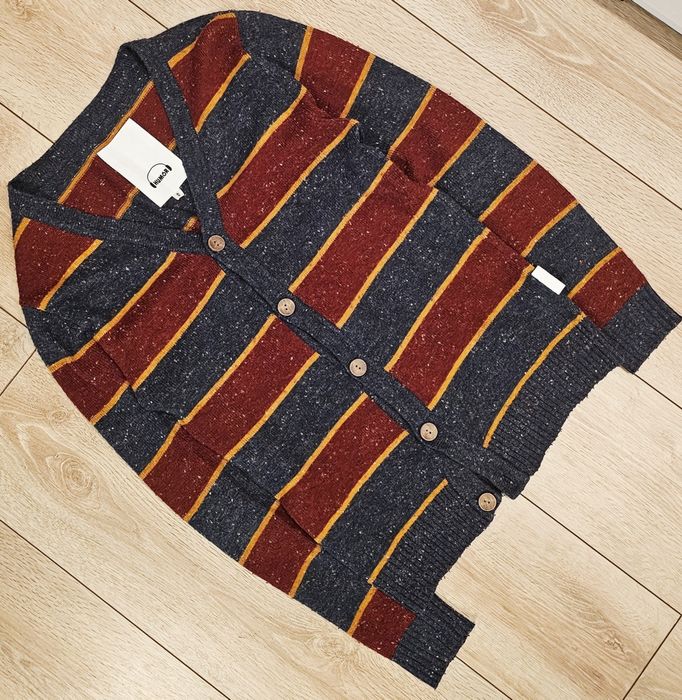 Cardigan pulover HUMÖR Danemarca Lână & Mătase - Stil Retro Nautic