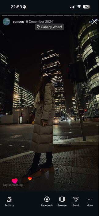 Дълго дебело зимно яке ЗАРА