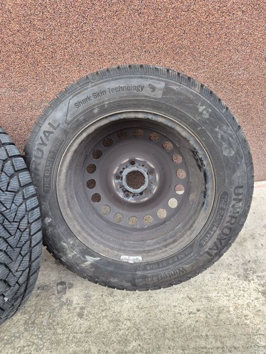Jante R15 5x112 cu anvelope iarna 195/65R15 foarte bune
