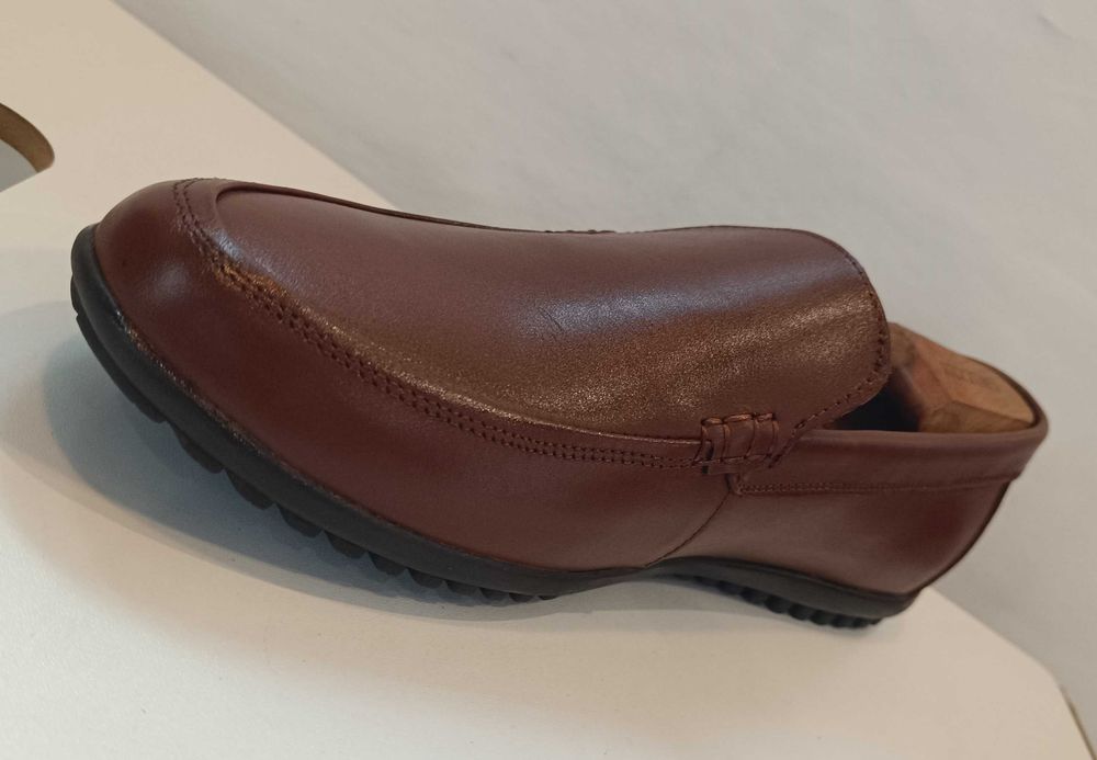 Pantofi loafer 42 41 slip on Battisto Lascari NOI piele naturala moale