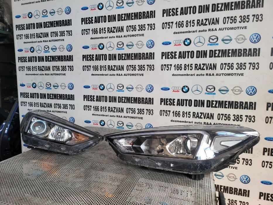 Faruri Far Stanga Dreapta Hyundai Tucson An 2015-2020 Facelift H7+LED Originale Absolut Intacte