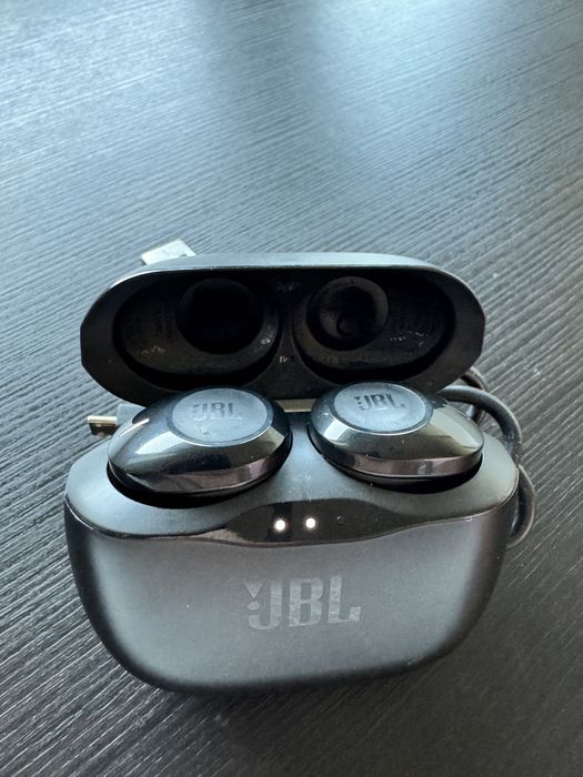 Casti JBL Tune 120TWS, True Wireless, Bluetooth, In-ear, Microfon, negru