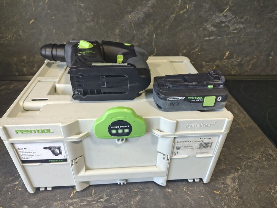 Festool акумулаторен перфоратор bhc 18-basic