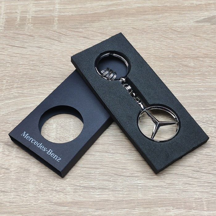 Breloc chei IdeallStore®, Mercedes, editie colectie, 9 cm, metal