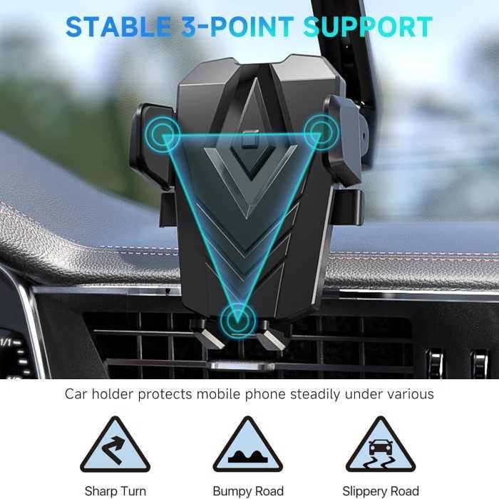 Стойка за телефон Automat, За кола, каравана и др, Универсална