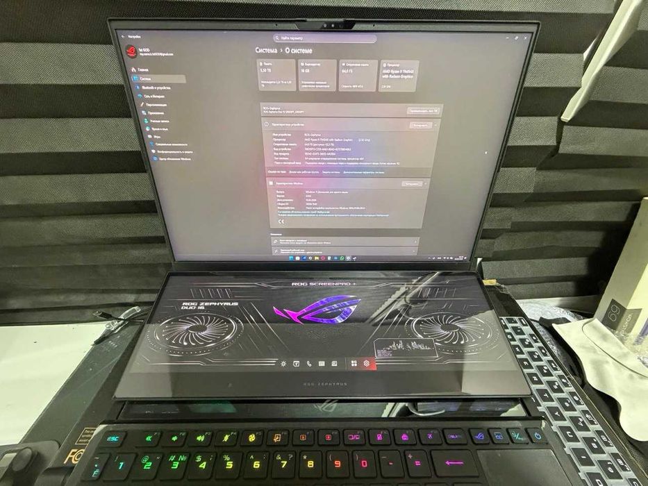 Ноутбук ROG Zephyrus Duo 16 (2023) GX650