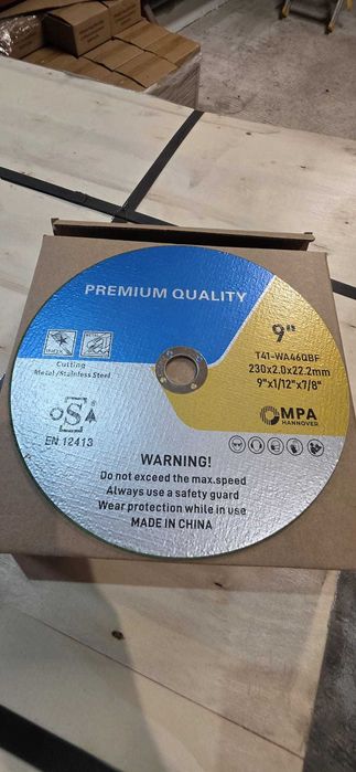 Disc de tăiat profesional premium quality pentru metal și inox, cu dimensiunea 125x1.2x22.23 mm cu tva inclus
