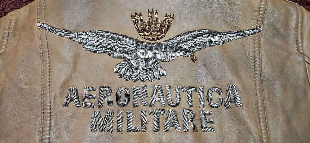 geaca piele femei Aeronautica Militare