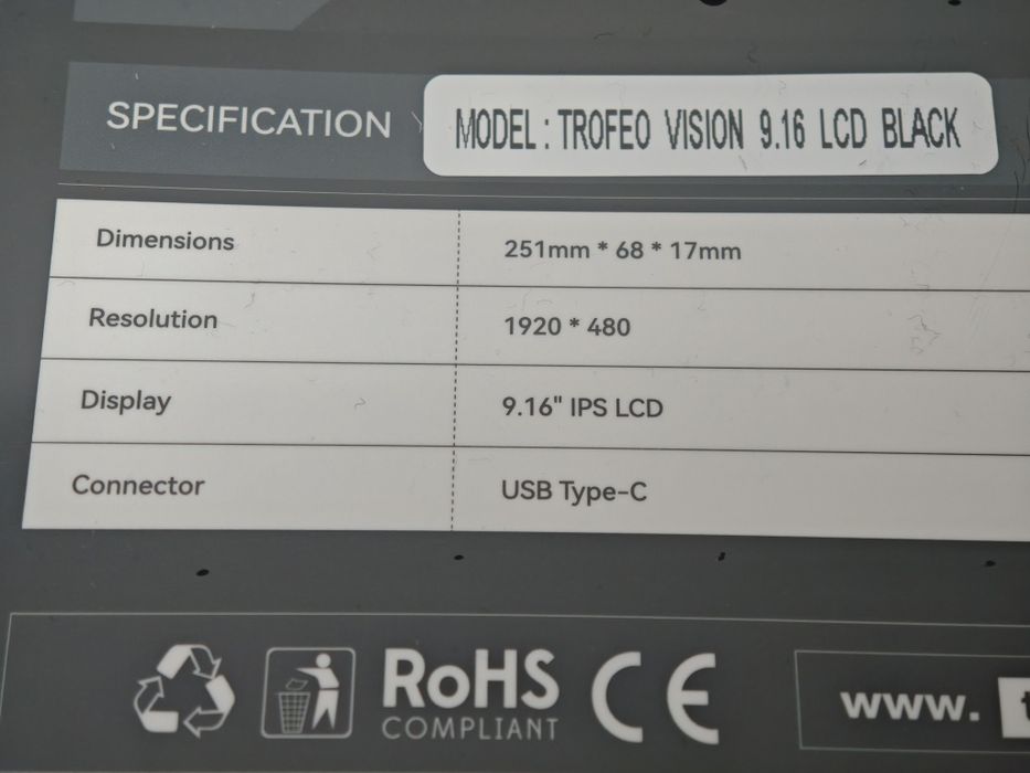 Display/monitor suplimentar Thermalright Trofeo Vision