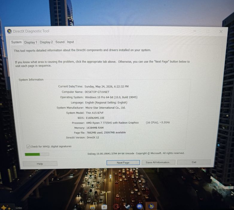 Laptop MSI Gaming