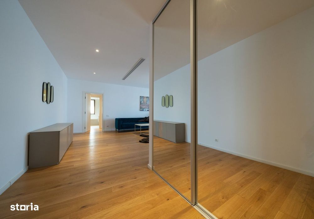 Herastrau, penthouse cu  3 camere mobilat integral Rovere