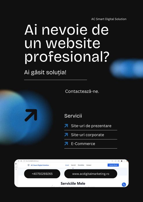 Creare site-uri, creare magazin online, e-commerce