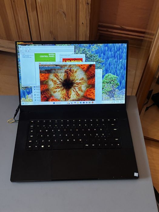 Razer Blade 15 • i7-9750H• Rtx 2070• 240 Hz • Fara: Baterie , incarcator, ram si ssd ( Model RZ09-030)