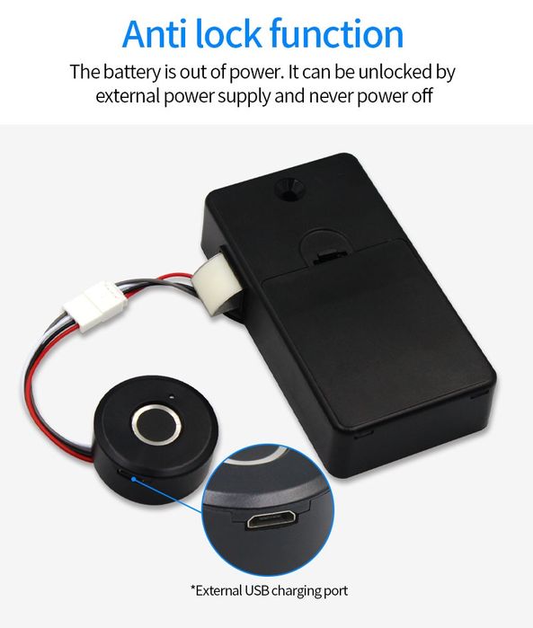 Замок для шкафа раздевалок с отпечатками пальцев, Smart lock, zamok