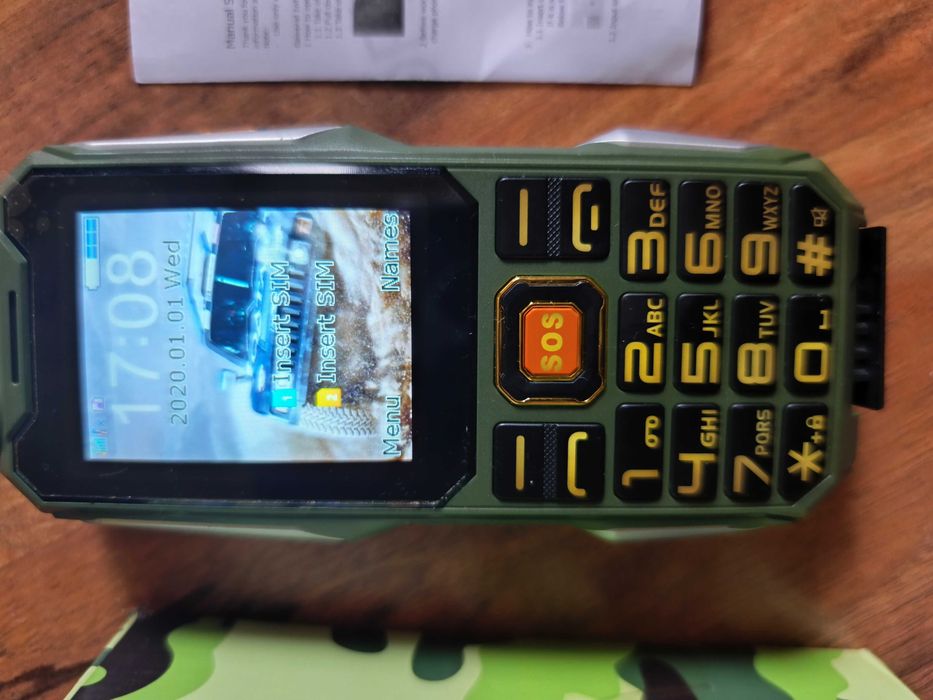 Колекционерски за Възрастни Zunate Големи Бутони SOS Бутон 3000mAh Бат
