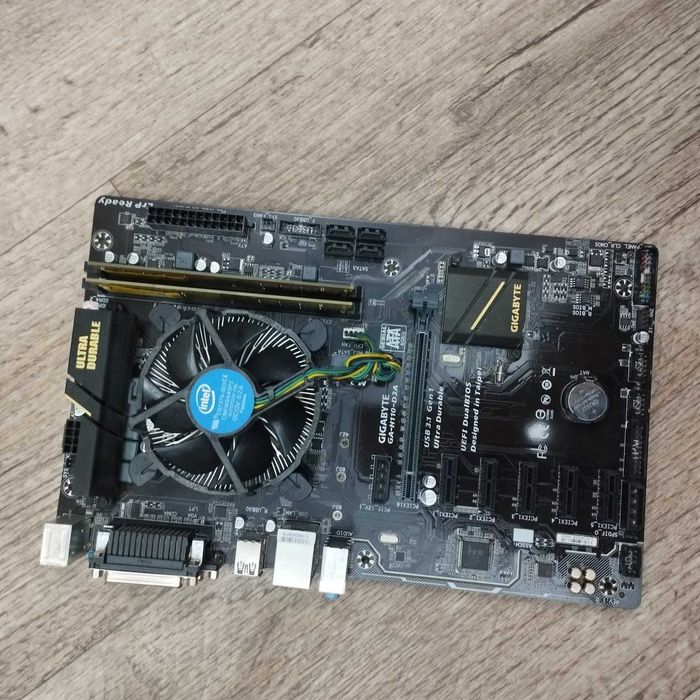 Комплект мат плата Gigabyte GA-H110-D3A\8 gb\G3930