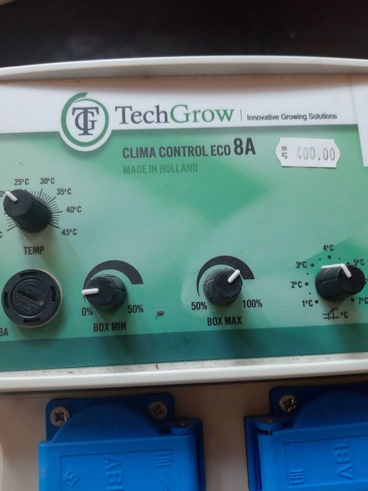 TECHGROW CLIMA CONTROL ECO 8A контролер за 2 вентилатора