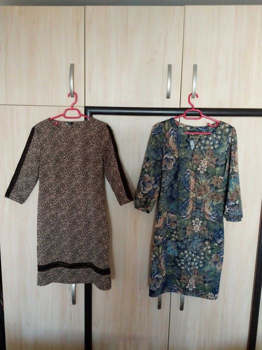 Rochie casual/eleganta cu maneca m 38
