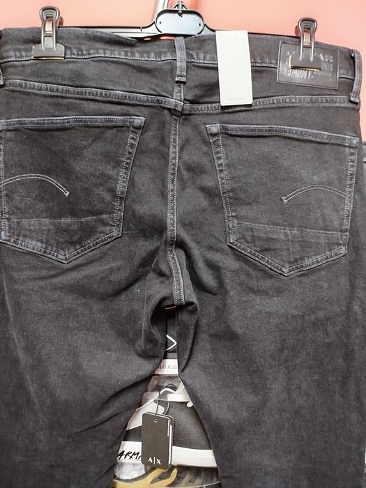 Оригинални мъжки дънки G-Star Raw 3301 Tapered W35 W36 W40 нови