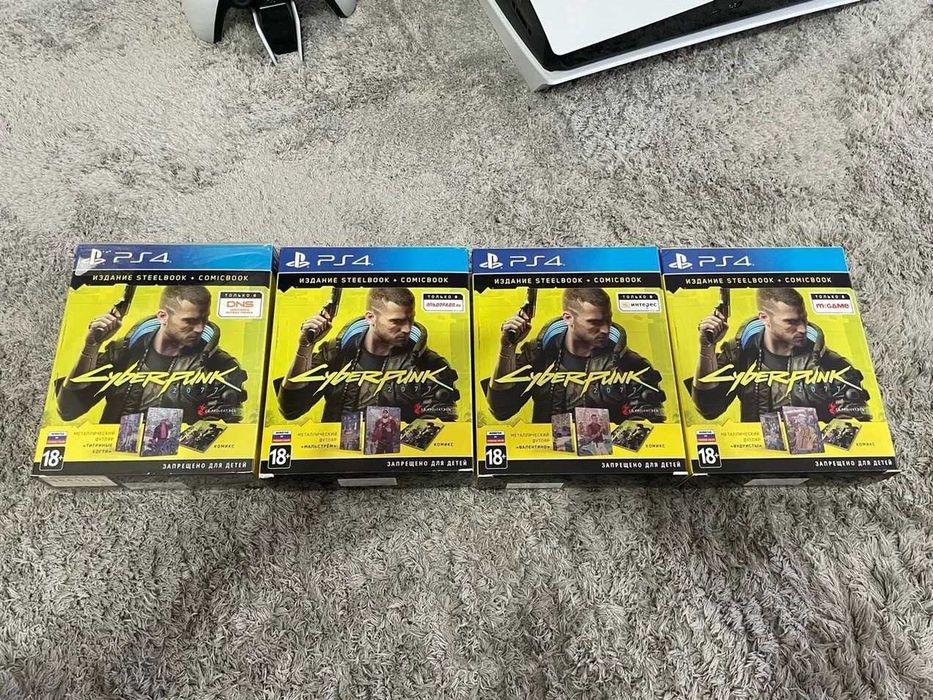 Продам 4 Cyberpunk 2077 издание Steelbook + Comicbook (PS4)