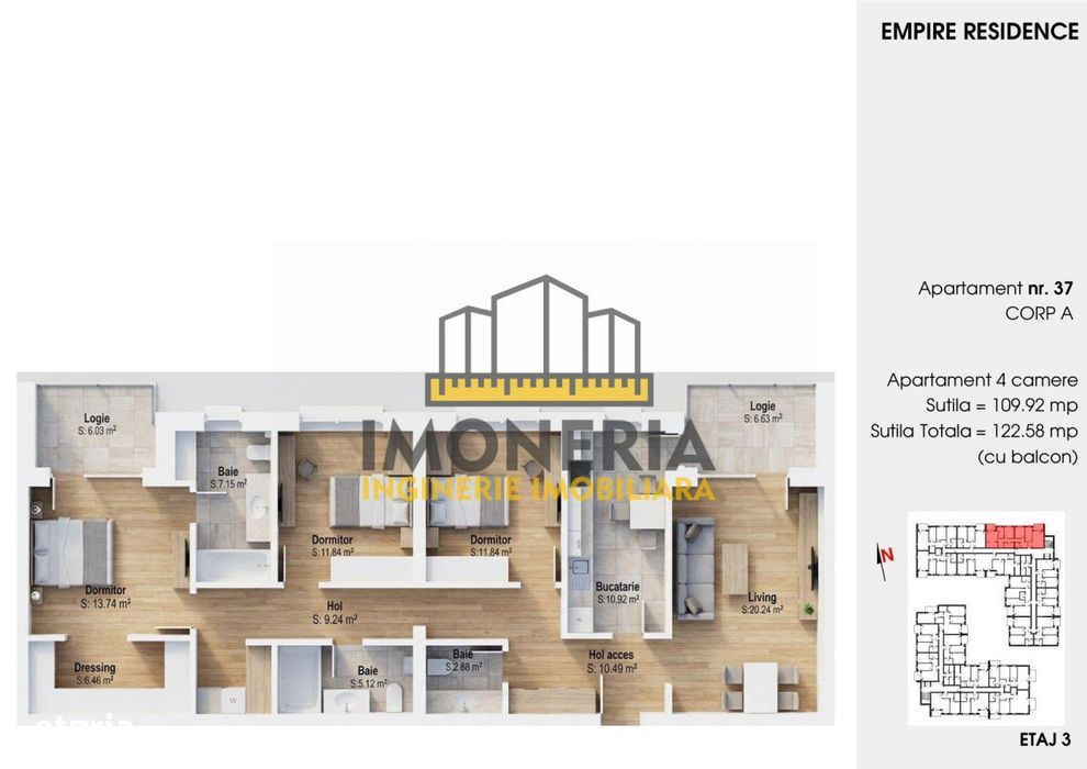 Empire Tornadei 2 – 0% Comision – 4 camere cu sistem fotovoltaic 6
