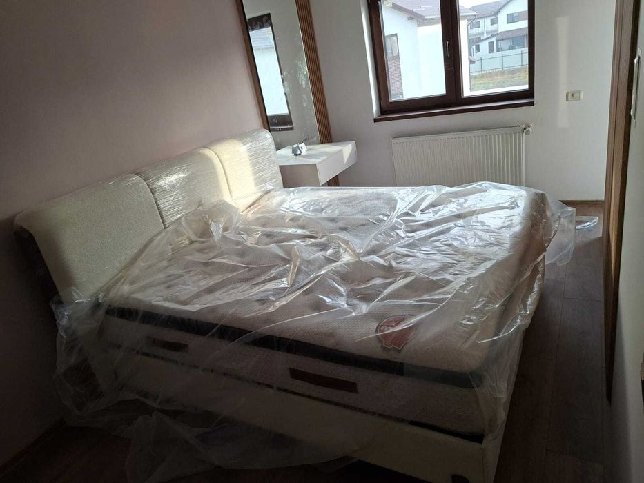 Pat Armoni + saltea inclusa (nouă, în ambalaj)