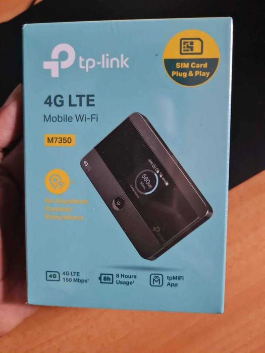 Router Wi-Fi TP-Link 4G! Model M7350! La cutie!