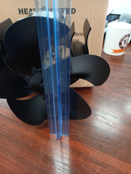 Ventilator pentru semineu, soba lemne alimentare termica 5 pale-100lei