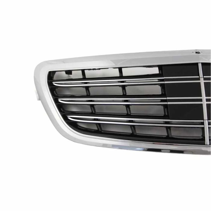 Решетка за Mercedes W222 S-Class (2013+) -AMG Silver/Black - На склад!