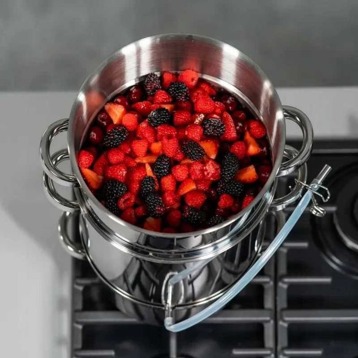 ПРОМО Нова Соковарка 8л ИНОКСОВА Уред за варене + Тенджера на пара 3в1