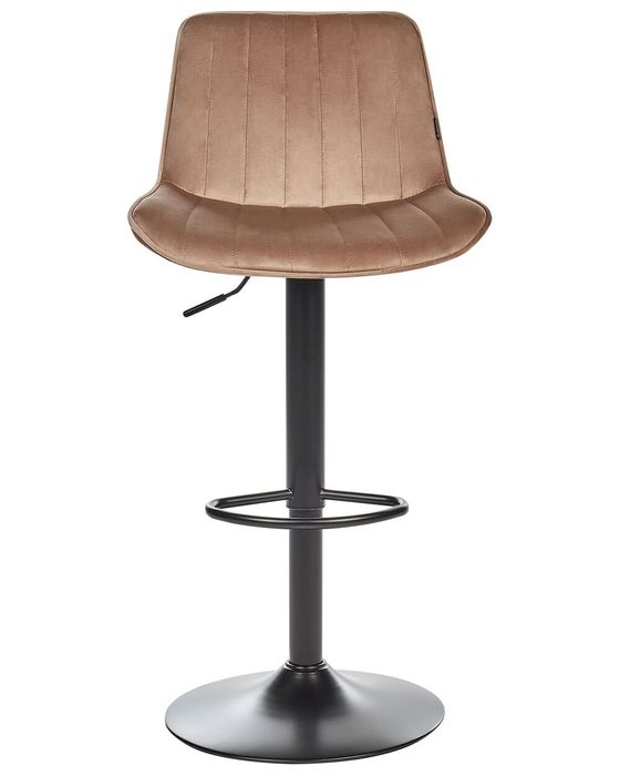 NOU Set 2 scaune bar "DUBROVNIK", pivotante, maro