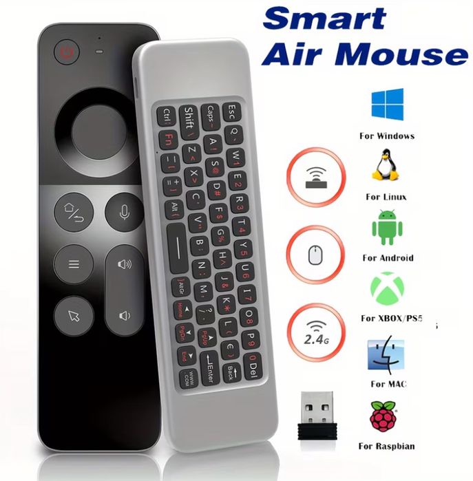 Смарт въздушна мишка 2.4GHz с клавиатура и IR обучение