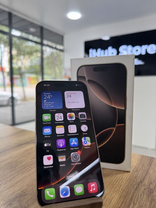 iPhone 16 Pro•128GB/92%DesertTitanium Айфон 16 Pro•128гб/92%