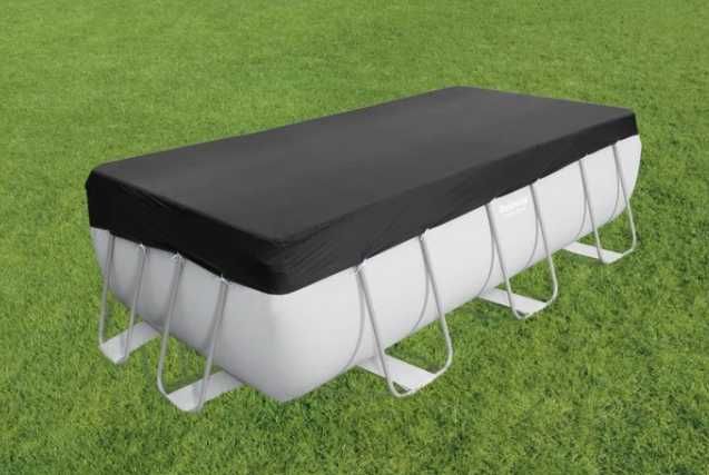 Prelata Piscina Dreptunghiulara Acoperire Protectie Apa Bestway Cadru Metalic 404x201 + LI4RARE GRATUITA MM