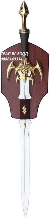 Меч Демон Мечове СТОМАНА с Поставка Soul Devourer Demon