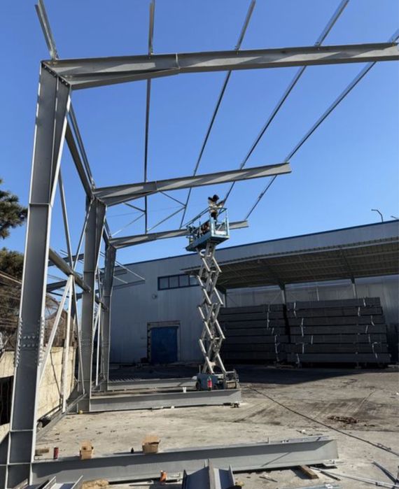 Structura metalica carport / carport fotovoltaic/ copertine auto.