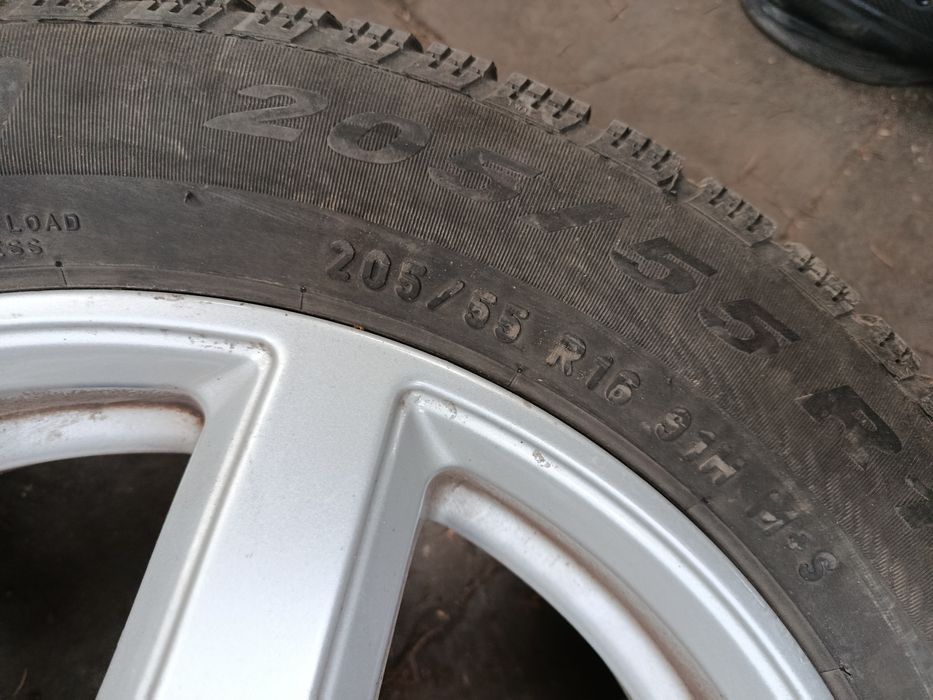 Джанти с гуми за Мерцедес 5x112 205/55 R16